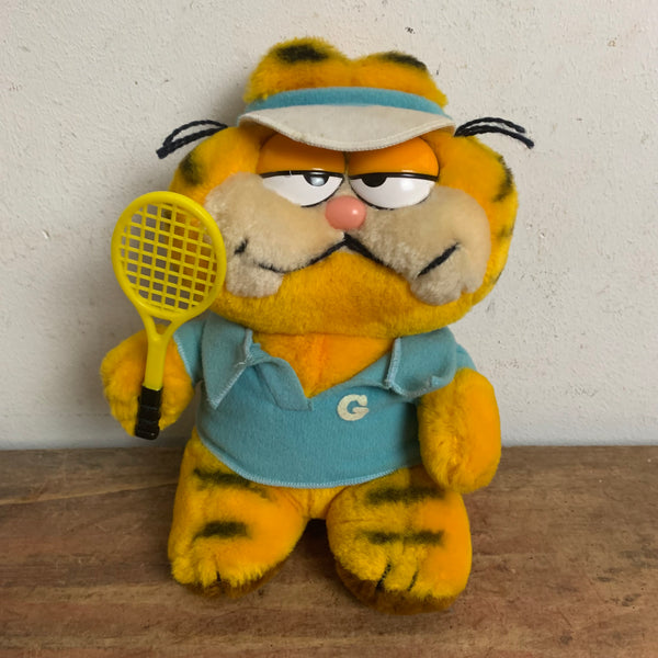 Vintage Figur Garfield Tennis