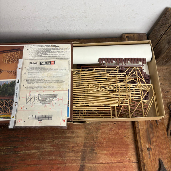 Vintage Modellbausatz Die Brücke am Kwai von Faller