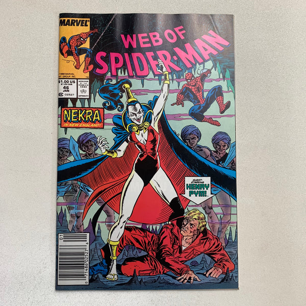 Web of Spider-Man MJ #46 Jan 1989 - Marvel Comic