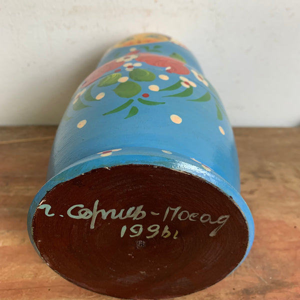 Vintage handgemalten Matroschka 10 Puppen