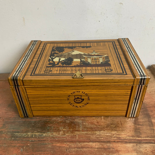 Vintage Blechdose Teekanne
