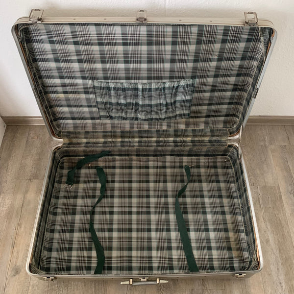 Vintage Reisekoffer Aluminium