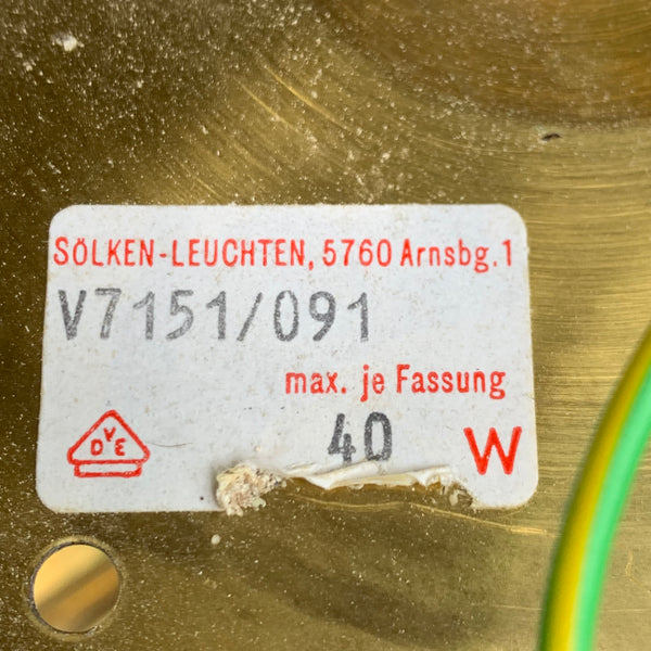 Vintage Spider Deckenlampen von Sölken Leuchten
