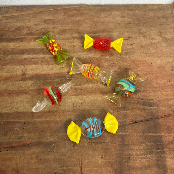 6 vintage Murano Glas Bonbon