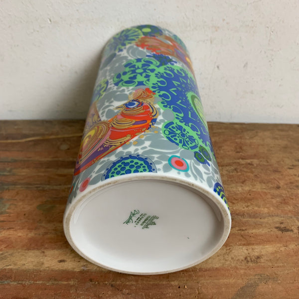 Vintage Porzellan Vase Feuervogel von Björn Wiinblad für Rosenthal