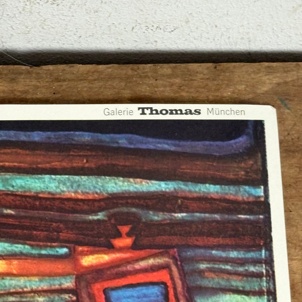 Offsetdruck Plakat Der Geher von Friedensreich Hundertwasser Galerie Thomas München
