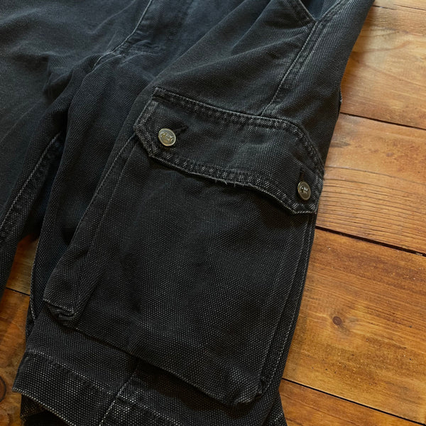 Fishbone Workshorts faded Black - Y2K Vintage