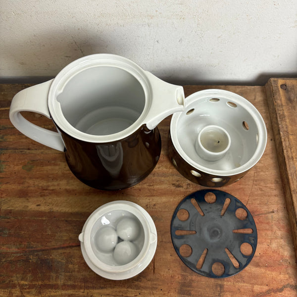 Vintage Design Kaffeekanne mit Stövchen von Miropa