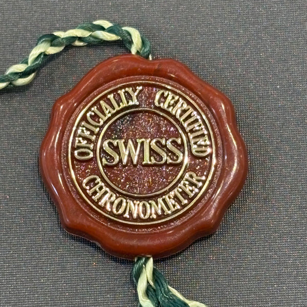 Rolex Siegel Officially Certified Chronometer Hang Tag