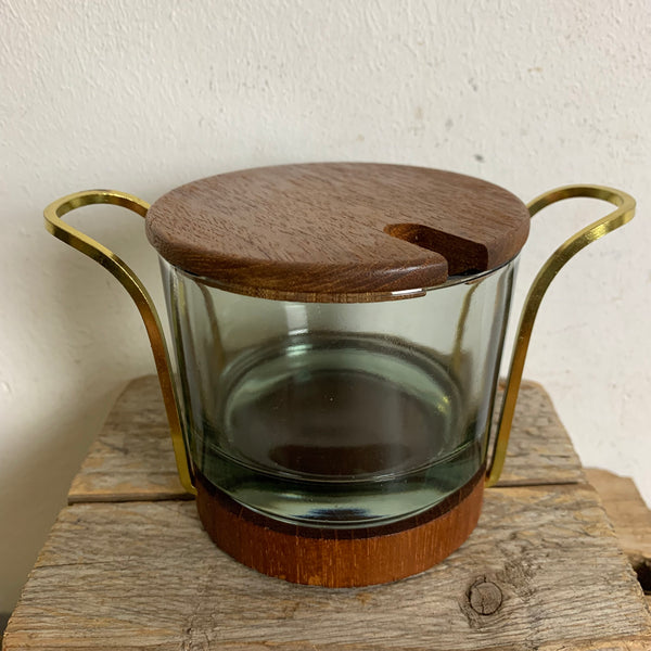 Vintage dänisches Design Marmeladen Glas