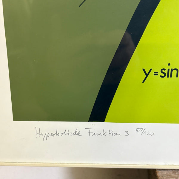 Limitierter Serigraphie hyperbolische Funktion 3