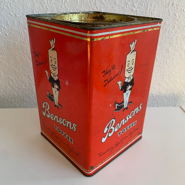 Vintage Blechdose Royal Fruit Drops von Bensons Toffee