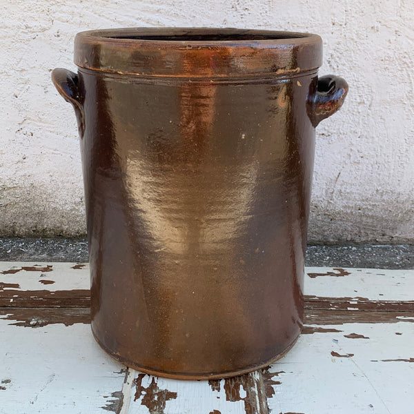 Antiker großer Terrakotta Ton Topf