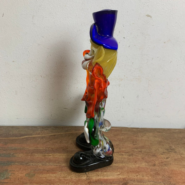 Vintage Murano Glas Skulptur Clown
