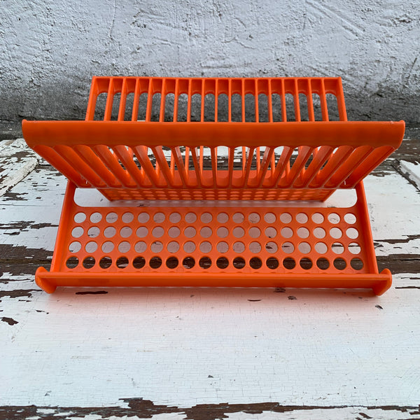 Vintage Geschirrständer von Buchsteiner orange