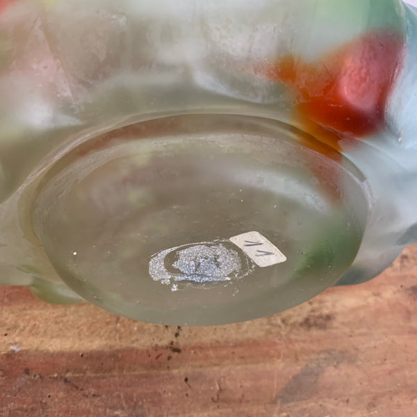 Vintage filigrane bunte Murano Vase