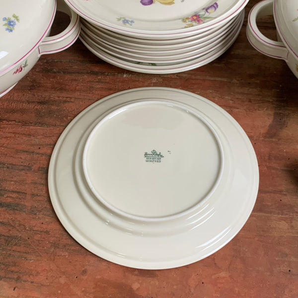 Vintage Eß / Tafel Service Winifred von Rosenthal Porzellan