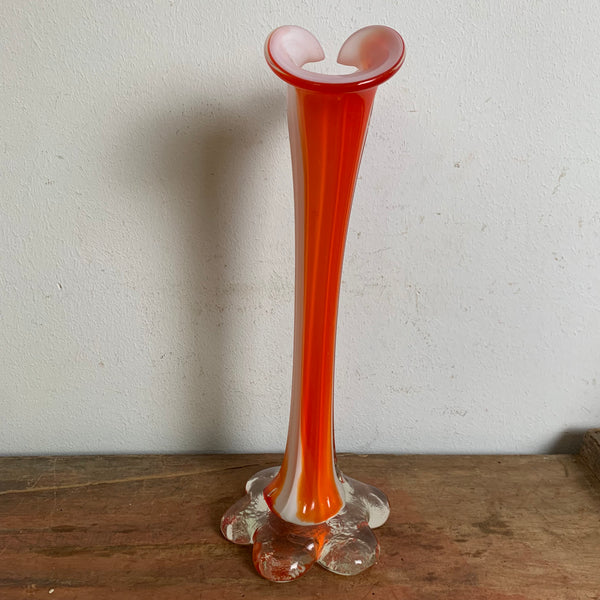 Opaline Florence Vase Vetreria Barieri
