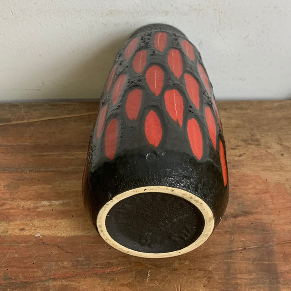 Vintage Fat Lava Keramik Vase von Scheurich