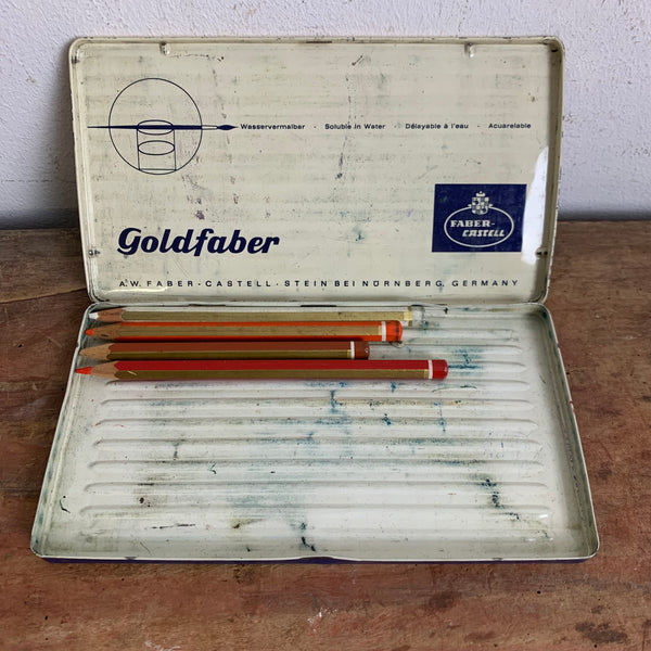 Vintage Blechdose von Goldfaber