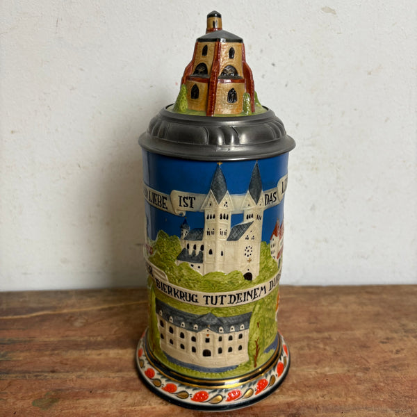 Vintage limitierter Bierkrug von Villeroy und Boch Mettlach