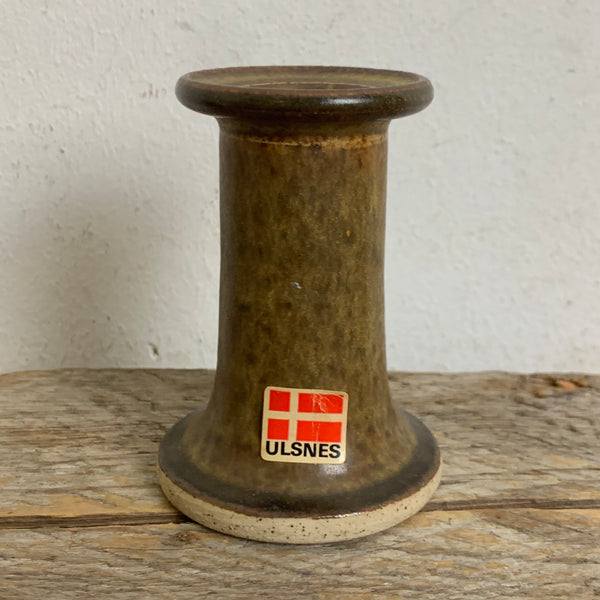 Vintage Fine Art Keramik Kerzenständer von Ulsnes Keramik