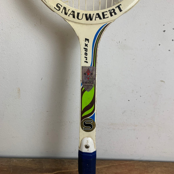 Vintage Holz Tennisschläger Snauwaert Expert