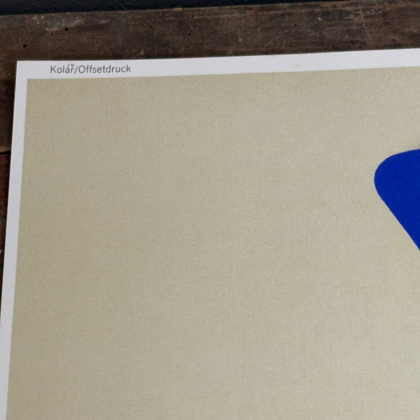 Offsetdruck Plakat Schmetterlinge von Jiří Kolář Galerie Thomas München