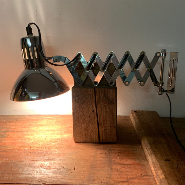 Vintage Akkordeon Scherenlampe von Ikea