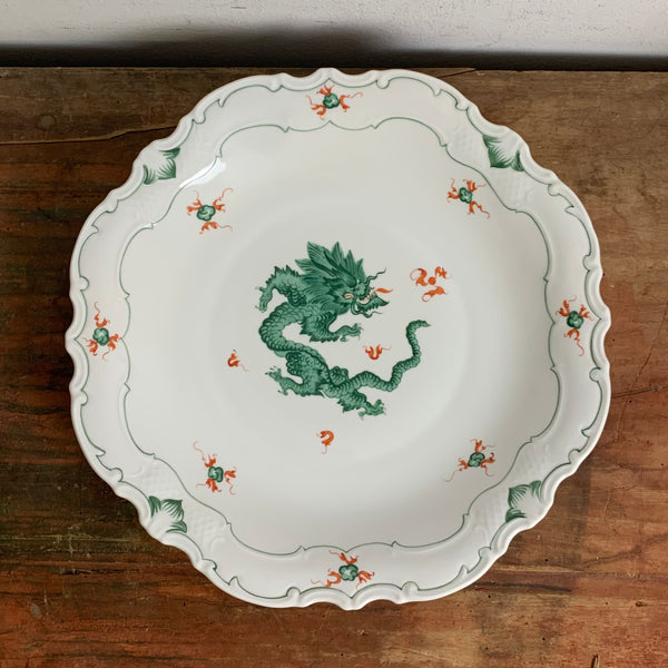 Teller Grüner Ming Drache