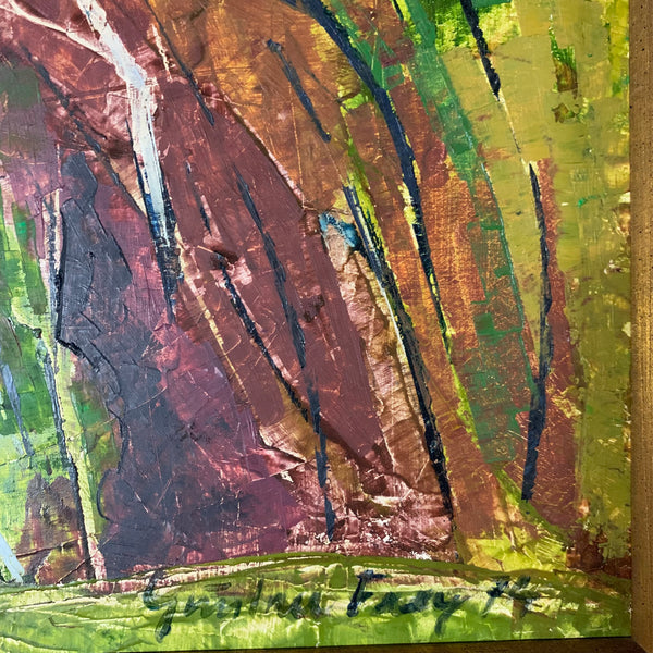 Ölgemälde Regenschauer von Günther Frey