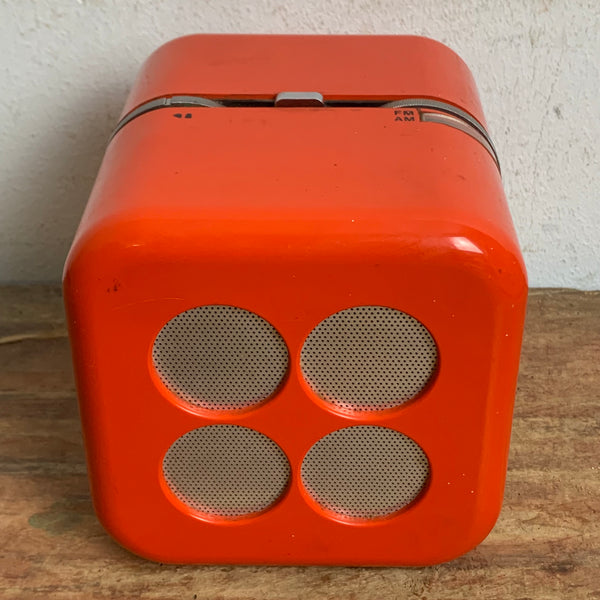 Vintage Space Age Radio Quadrifoglio von Luigi Bandini Buti für Siemens Modell Alpha 2