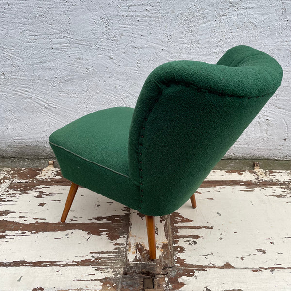 Mid Century Cocktailsessel in grün