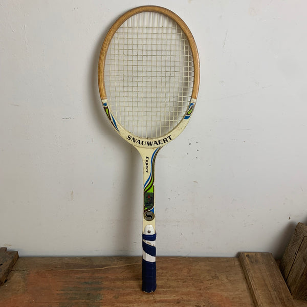 Vintage Holz Tennisschläger Snauwaert Expert