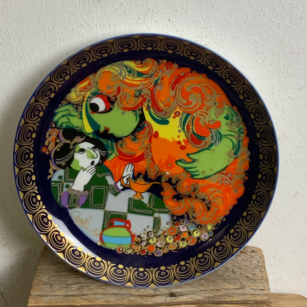 Sammelteller Aladin VII von Björn Wiinblad für Rosenthal