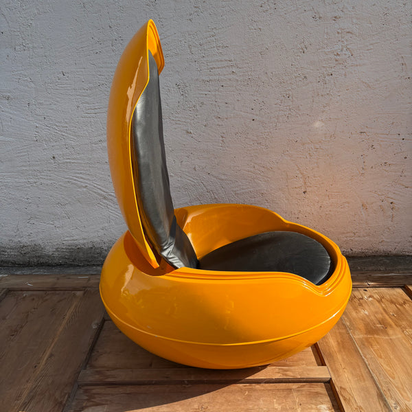 Vintage Space Age Design Senftenberger Ei Garden Egg Chair von Peter Ghyczy