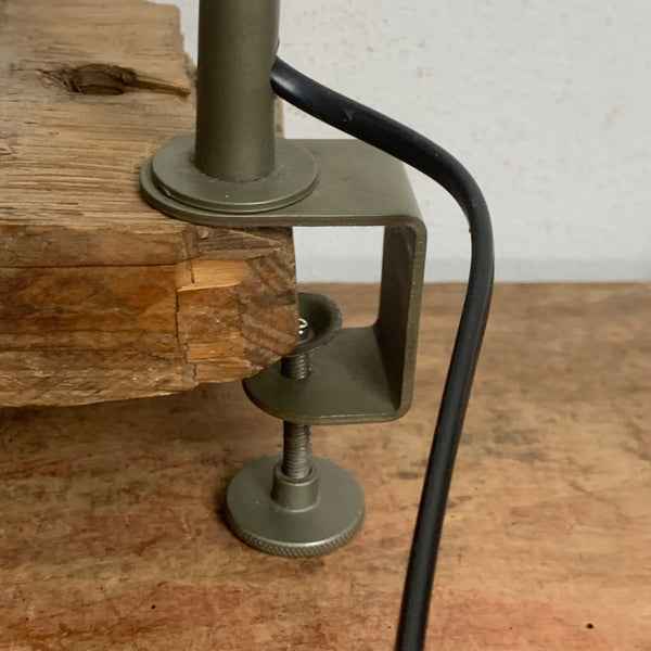 Vintage Schwanenhals Klemm Lampe Kvart von Marianne und Knut Hagberg für Ikea in weiß