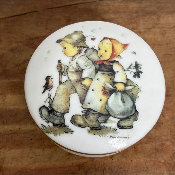 Vintage Porzellan Deckeldose Hummel Hänsel & Gretel von Reutter