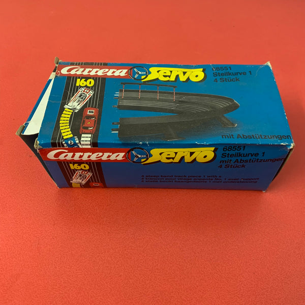 Carrera Servo 160 Steilkurve 1 4 Stück 68551