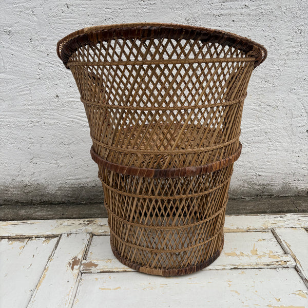 Vintage Sitzgruppe mit Tisch Rattan Peacock Chair Emanuelle