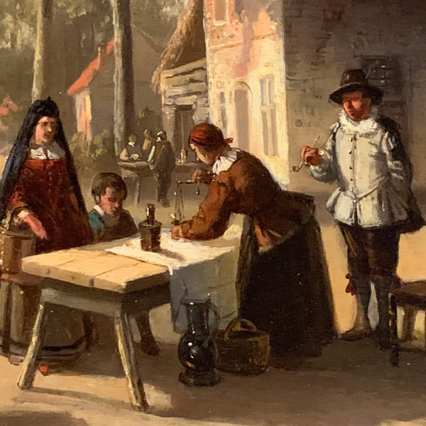Ölgemälde Der Handel von Lambertus Lingeman