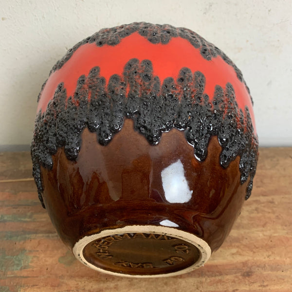 Vintage Bay Keramik Fat Lava Vase 70-20