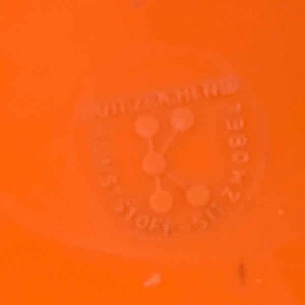 Vintage Stapelstuhl von Sulo in orange