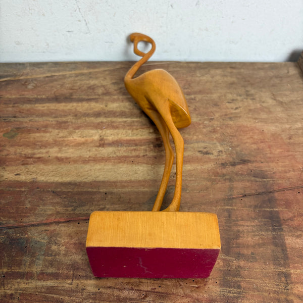 Mid Century Deko Flamingo