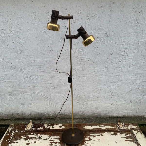 Vintage Stehlampe 2 Spot von Hustadt Leuchten