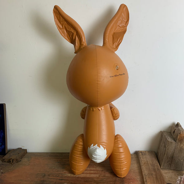 Vintage aufblasbare Figur Hase Klopfer von Walt Disney