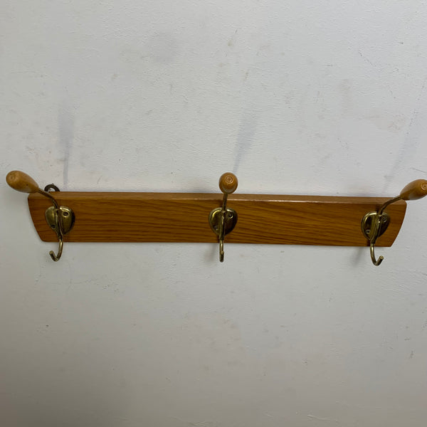 Vintage Mid Century Garderobe Hakenleiste