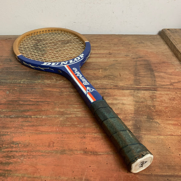 Vintage Holz Tennisschläger Dunlop Bambino