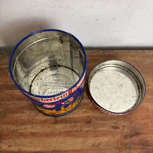 Vintage Blechdose Lebkuchen von Haeberlein Metzger