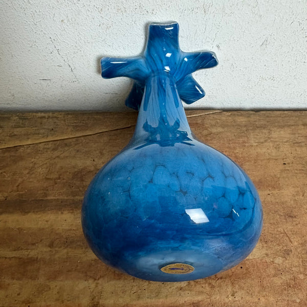 Vintage Mid Century Glas Vase Mtarfa Malta